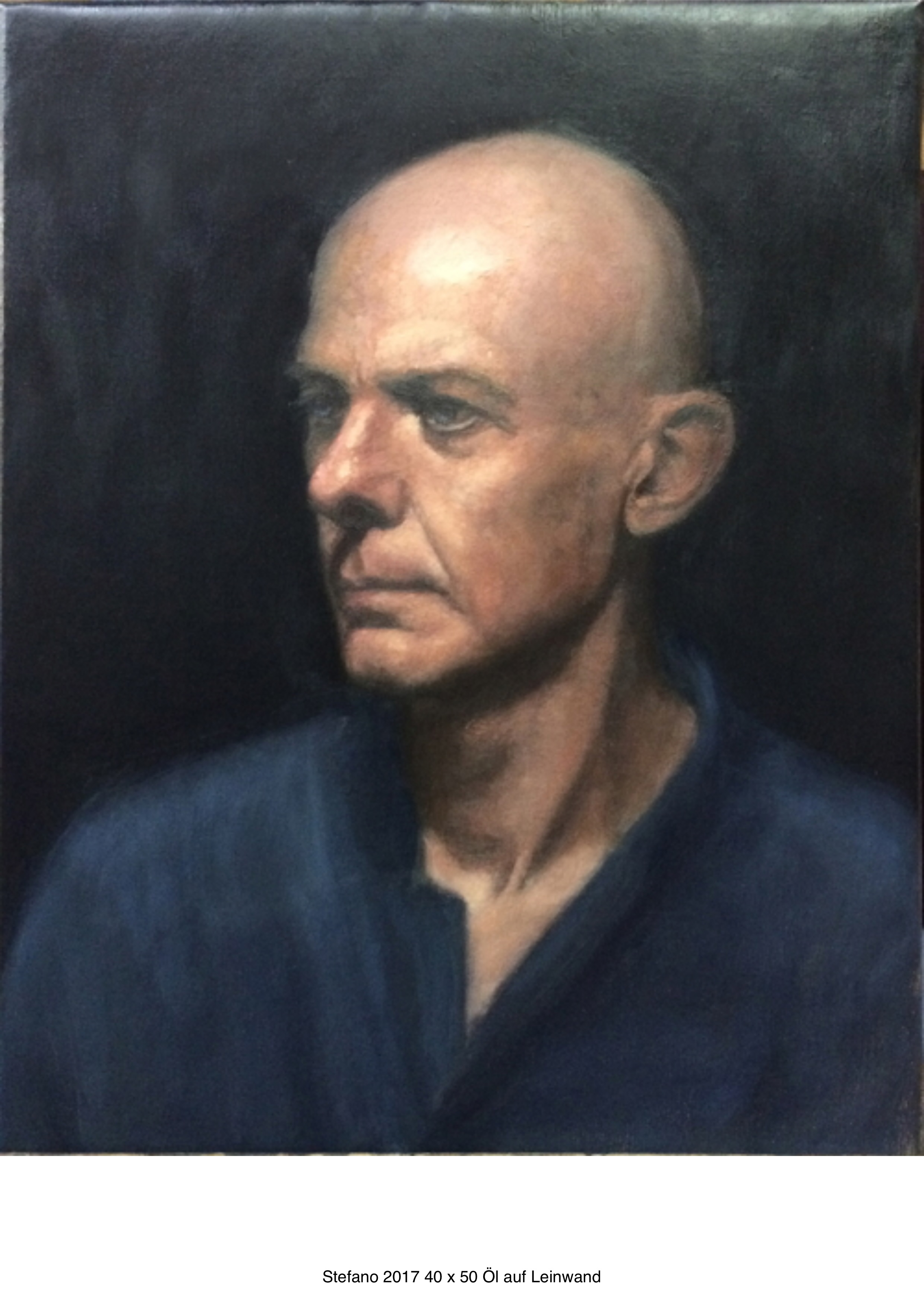 Stefano - Öl auf Leinwand - 40 x 50 cm