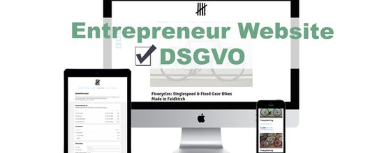 Entrepreneur Website: DSGVO konform Produkte verkaufen