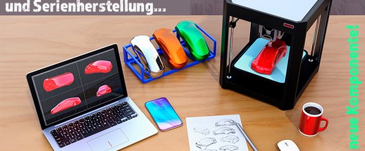 Prototyping: Mit 3D Druck entstehen aus Skizzen fertige Bauteile