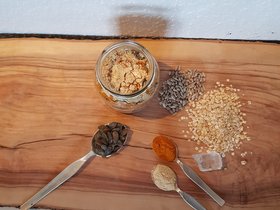 Kürbiskern Kurkuma Süße Variation (Kekse oder Brot) 