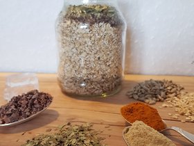 Birke- Kakao Süße Variation (Kekse oder Brot)