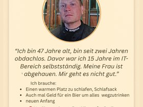 Unterstütze David direkt