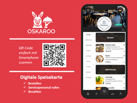 Premiumpaket: Oskaroo – Digitale Speisekarte -  (inkl. 20% Summitrabatt)