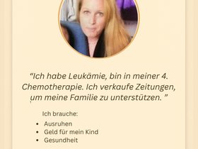 Unterstütze Nicole direkt