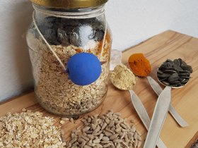 Kürbiskern Kurkuma Süße Variation (Kekse oder Brot) 